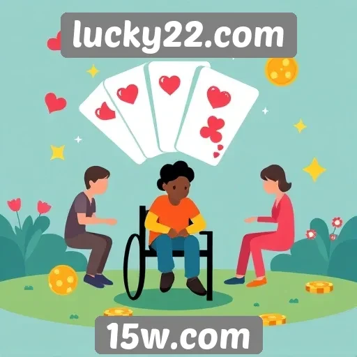 Acessibilidade e design do lucky22.com