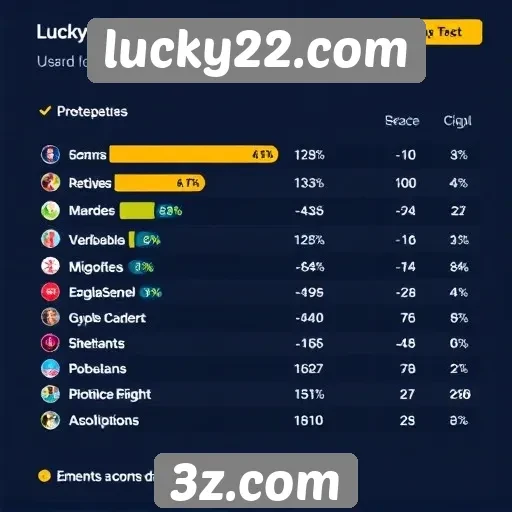 Estatísticas de usuários ativos no lucky22.com